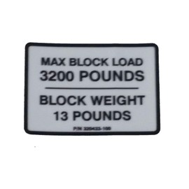 Auto Crane Decal TRVL Blck 2703/3203 A