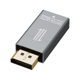 XAOSUN 8K@60Hz USB Type C to Displayport Adapter, Thunderbolt 4/5 Compatible, Two-Way Transmission, DisplayPort Standards, HDR, Aluminum, USB C Compatible, USB C to Male to DP Female Converter,