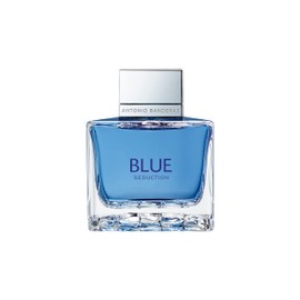Banderas Blue Seduction Eau De Toilette for Men - Fresh, Romantic, Fruity Scent - Woody, Aquatic Notes of Apple, Sea Water - Ideal for Day Wear - 3.4 Fl Oz