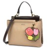 CHALA Charming Satchel with Adjustable Strap - Tulip - Taupe