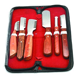 PRECISE CANADA Dog Grooming 6 Hand Stripping Knife Set