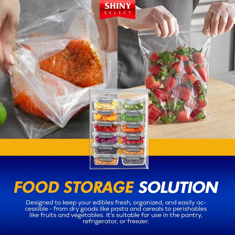 [PACK OF 25] Extra X-Large Big 5 Gallon Storage Bags