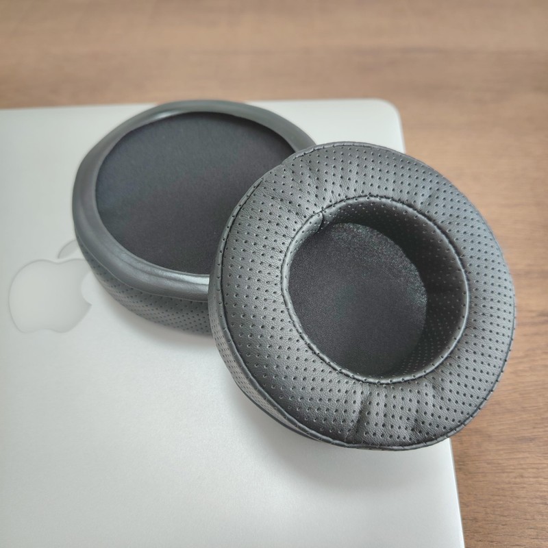 HTINDUSTRY Punched Leather Replacement Earpads Cushions Compatible with Beyerdynamic Custom