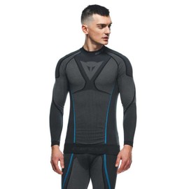 Dainese Dry LS, Maglia Termica Moto, Uomo, Nero/Blu, XL/X