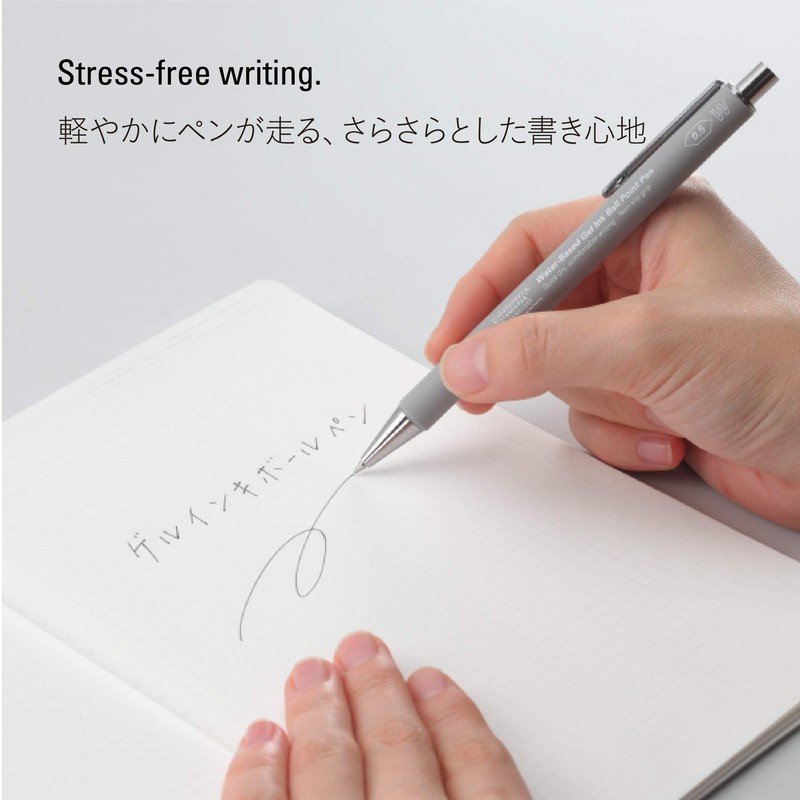 Nitoms S5214 STALOGY Ballpoint Pen, Gel Ink, 0.02 inches (0.5