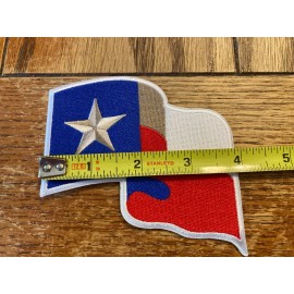 Texas Rangers Home & Road Jersey Sleeve Flag Patch 4 INCHES