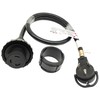 Parkworld RV 30A RV/Marine/Boat Shore Power Extension Cord Adapter NEMA