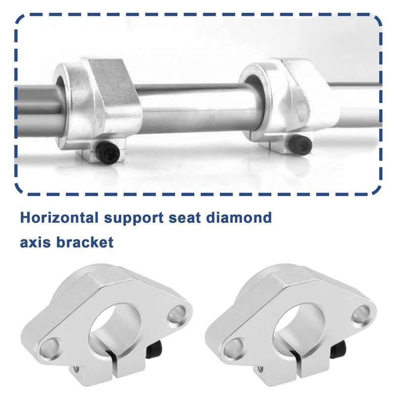 SG Store 4 Pieces SHF12 Shaft Support Blocks 12mm Linear