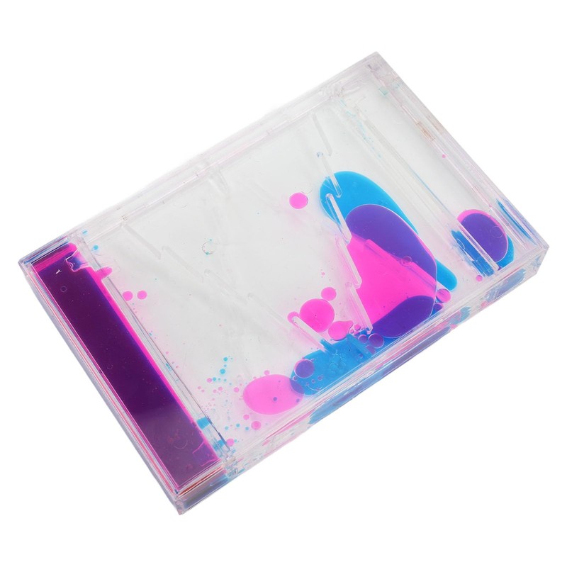 Liquid Bubble Timer, High Transparency Acrylic Slow Motion Calming Toy