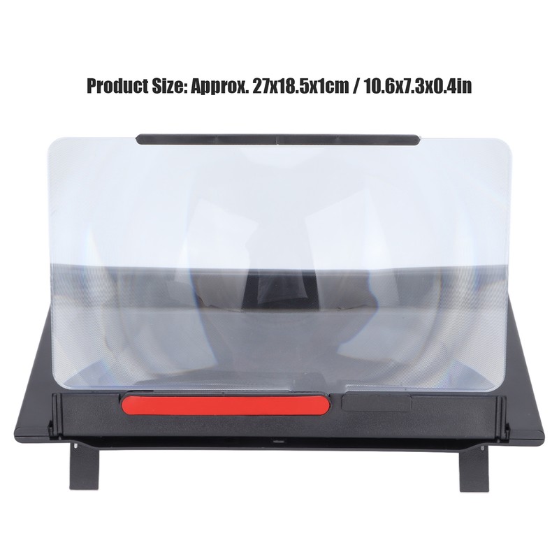 12 Inch Phone Screen Amplifier 3D HD Horizontal Vertical Screen