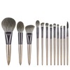 BANFI Makeup Brush Set with Square Stand Case, 12 Pieces,
