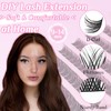 SLSXNL Lash Clusters Natural Wispy 9-14MM D Curl Eyelash Clusters