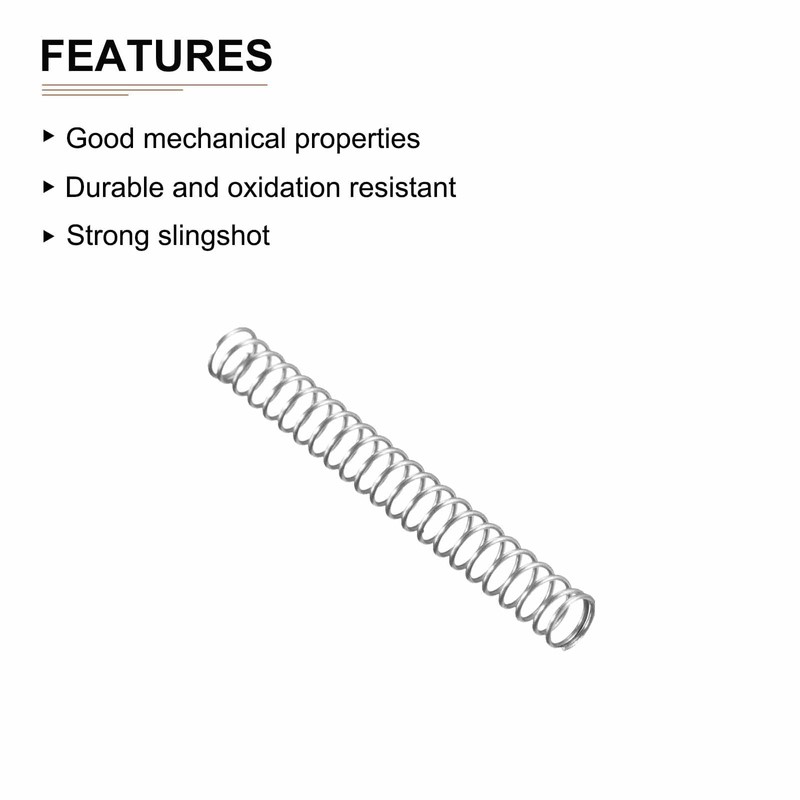 DTGN 0.5 x 5 x 40 mm (DxADxL) Compression Spring