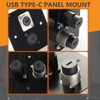 PENGLIN USB 3.1 Type C Coupler for Panel Mounting, USB
