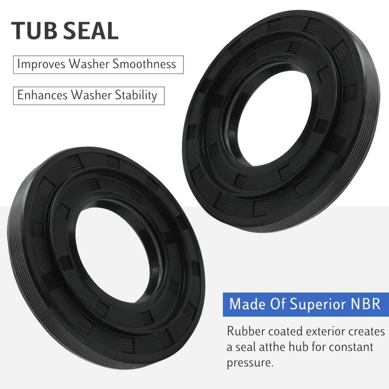 GOLKNHA Front Load Washer Tub Bearings and Seal Kit Fit
