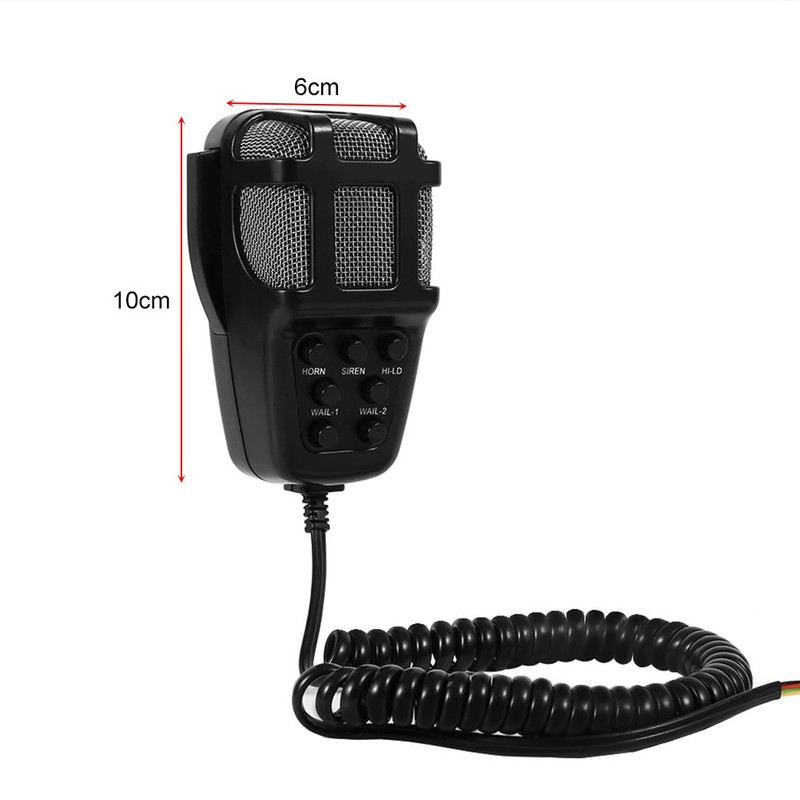 Car Siren Speaker 12V 100W 120dB Vehicle Sound Horn with