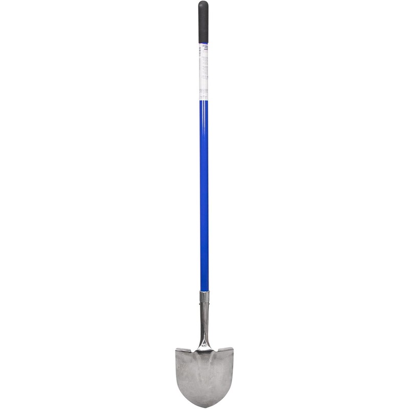 MARSHALLTOWN Proscape Stainless Steel Shovels, Round Point Type, Fiberglass Handle,