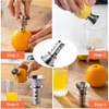 Stainless Steel Manual Lemon Juicer Squeezer Reamer, Hand Held Citrus