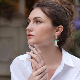 Cowgirl Earrings for Women Dangling Rhinestone Cowboy Hat Boot Drop Dangle Earrings Pink Cowgirl Earrings Trendy Jewelry Gifts