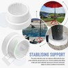 Braveboy 4 Pack 1 3/4" Pool Umbrella Stabilizer Adapter/Threaded Adapter