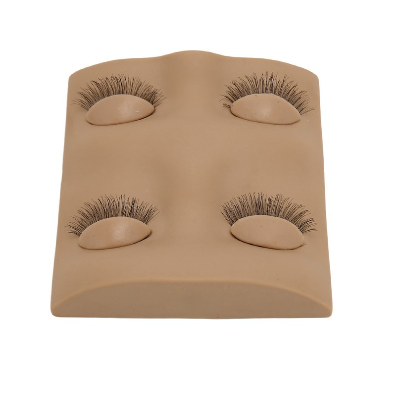 Lash Mannequin Head 2 Pairs Removable Replacement Eyes 3D Simulation