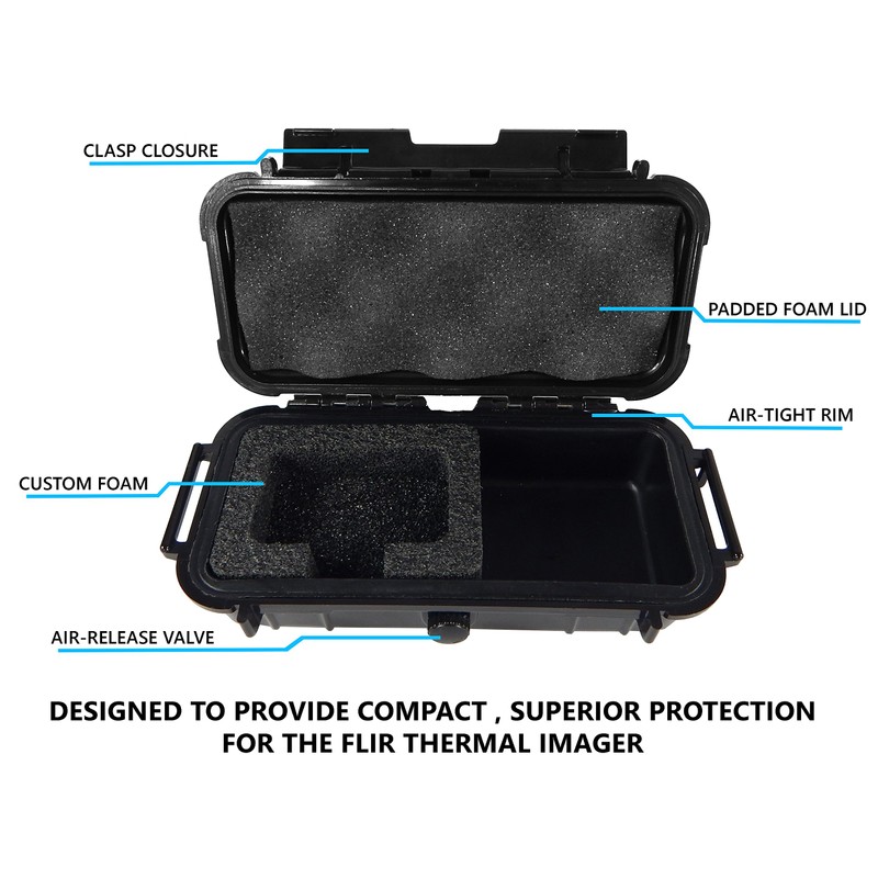CASEMATIX Waterproof Thermal Imager Case Compatible with FLIR 1 Pro