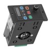 Variable Frequency Drive Controller Vector Control Inverter 60W 1PH 176‑264V