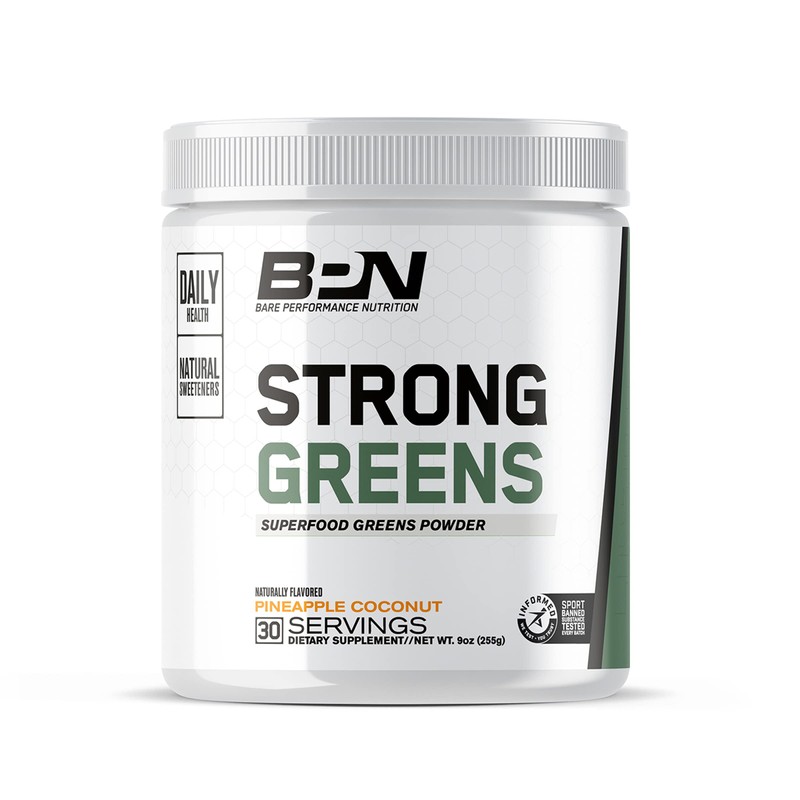 BARE PERFORMANCE NUTRITION BPN Creatine Monohydrate & Strong Greens Bundle