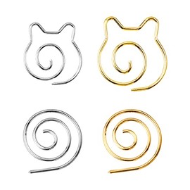 4PCS Cable Needle Spiral Knitting Needle Jagowa Handcraft Knitting Shawl Pin Tool Cat Circular DIY Sewing Knitting