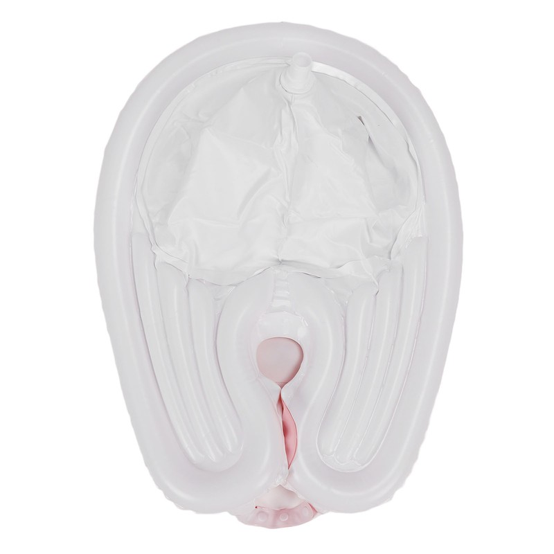 Inflatable Shampoo Bowl Foldable Hair Washing Sink with Detachable Drain