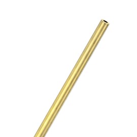M METERXITY 300mm Brass Round Tube, 7mm OD 1.5mm Wall Thickness H65 Brass Seamless Tubing for Construction/Machining/DIY Crafting, Metal Straight Pipe [0.28x0.06x11.8IN]