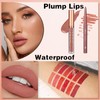 Liquid Lipstick Lip Liner Set, Waterproof & Smudge-proof Lip Gloss