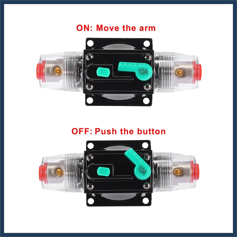 INFINAUTO DC 12V/ 24V/ 32V 10 Amp Car Reset Circuit