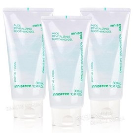 Innisfree Aloe Revitalizing Soothing Gel 300mL 3pcs / 이니스프리 알로에 리바이탈라이징 수딩젤 300mL 3개