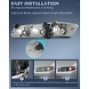 Nilight Headlight Assembly Compatible with 2000 2001 Toyota Camry Replacement