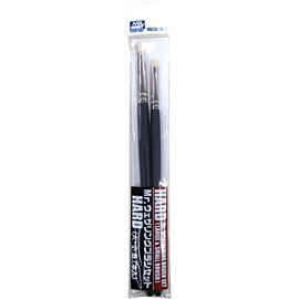 GSI Creos MB30 GSI Creos G Tool Mr. Weathering Brush Set HARD 1 Each Large and Small