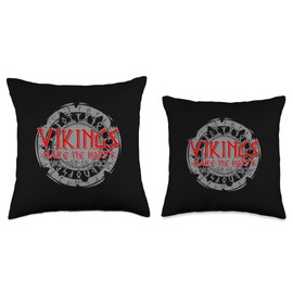 Visit The Happy Vikings Apparel Store "VIKINGS MAKE US HAPPY. YOU, NOT SO MUCH" Funny Sarcastic Throw Pillow