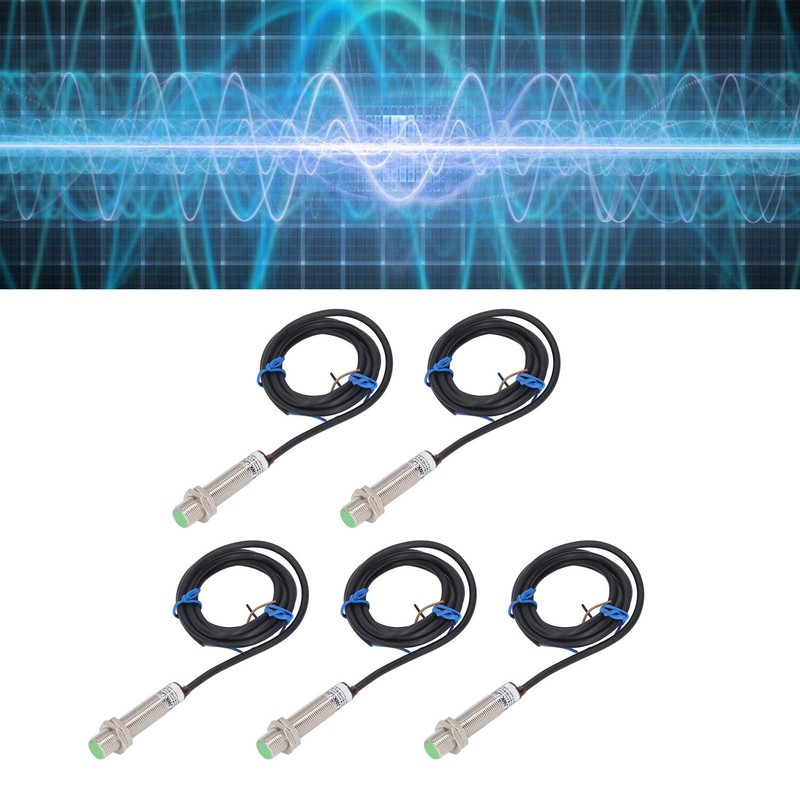 5PCS Approach Sensor M12 X 1 Non Embedded IP65 Waterproof