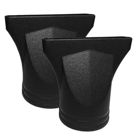 Cabilock 2 boquillas de plástico para secador de pelo, difusores de secador de pelo, reutilizables, repuesto para secador de pelo, herramientas de peluquería y peluquería, color negro