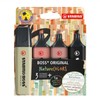 STABILO Boss Original NatureColors Pack of 5 Cardboard Cases x