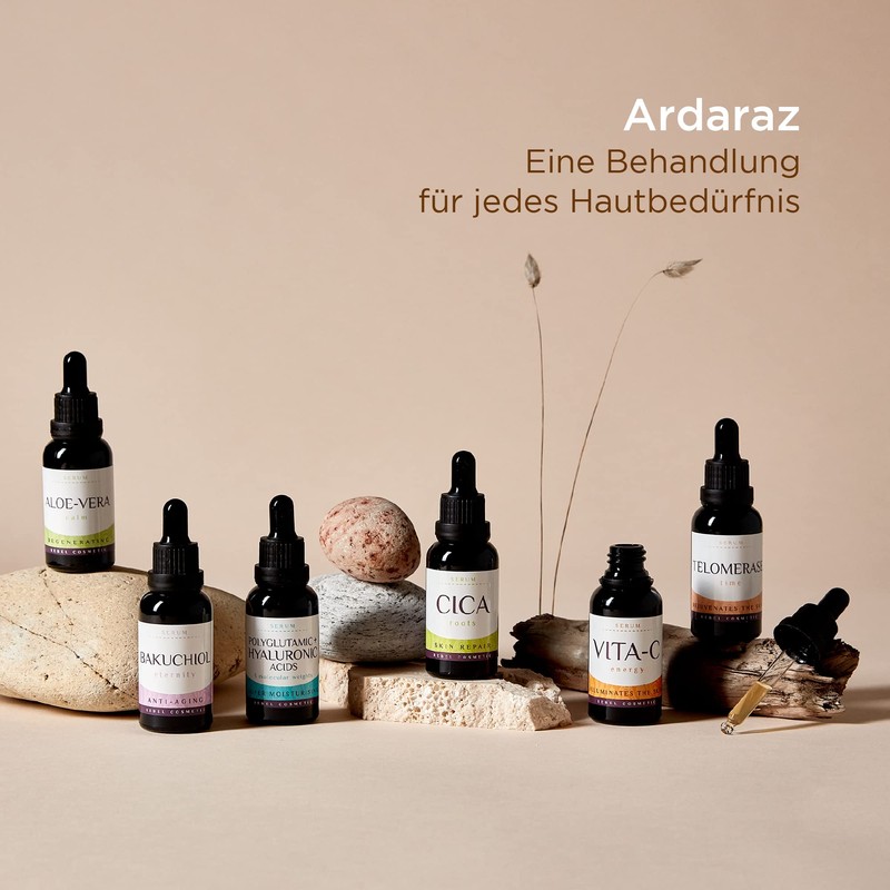 Ardaraz - Pure Hyaluronic Serum with Hyaluronic Acid and Polyglutamic