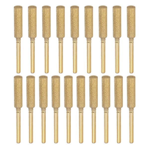 PATIKIL 21 Pcs Diamond Chainsaw Sharpener 7/32 Inch High Hardness