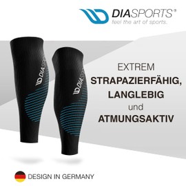 Diasports Calf Bandage Sleevers | Calf Sleeves for Marathon and Triathlon | 100% Compression for Optimal Calf Compression Stockings, s