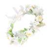 SAFIGLE Unique Garland Headband Artificial Flower Wreath for Bride Stylish