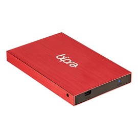 BIPRA 500Gb 500 Gb 2.5 Inch External Hard Drive Portable USB 2.0 - Red - Ntfs (500Gb)