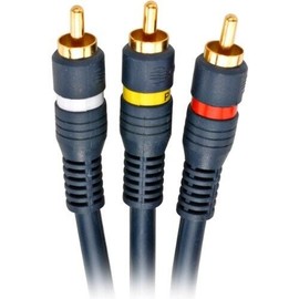 STEREN Model 254-310BL 3 ft. Python Home Theater RCA Cable Male to Male