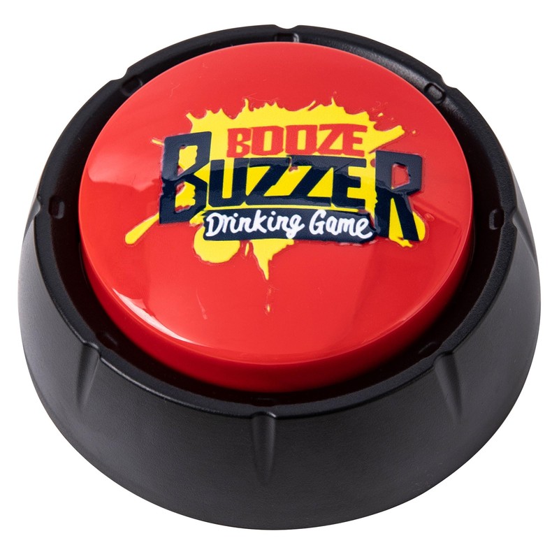 Mealivos Booze Buzzer Drinking Game Button-Funny Talking Button for Party,Happy