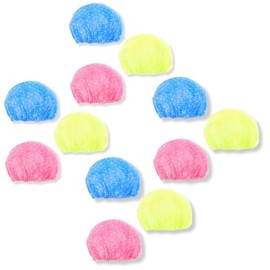 PARENCE. - Set mit 12 Duschhauben für Damen und Mädchen - wiederverwendbar und wasserdicht | Bequemes Gummiband | Bade-Haarschutz - Einheitsgröße - 12 Stück