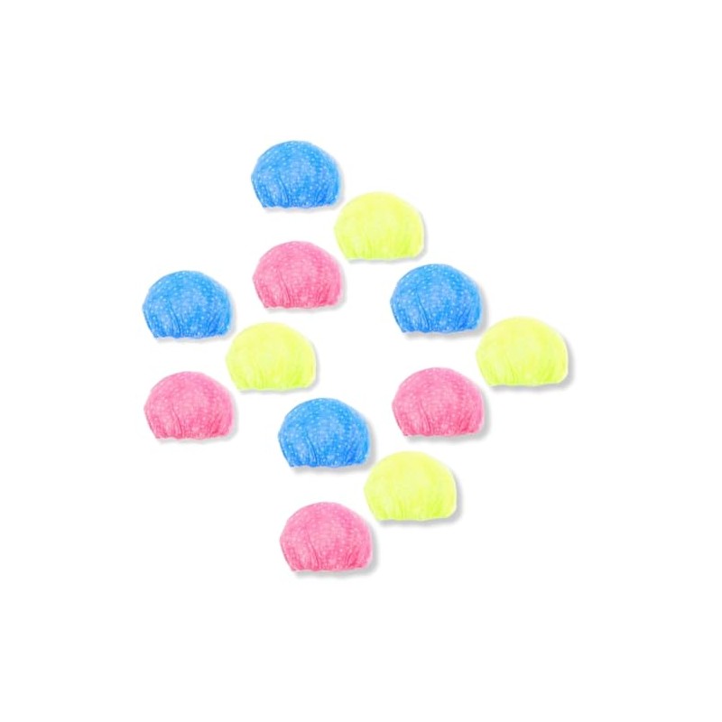 PARENCE. - Set mit 12 Duschhauben für Damen und Mädchen