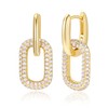 FASHGOOD Gold Hoop Earrings for Women,Convertible Huggie Hoops Earrings,14K Gold